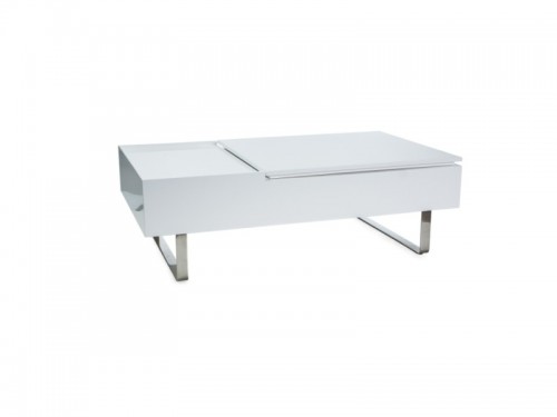 Журнальний столик Marotta Білий лак/Хром Signal